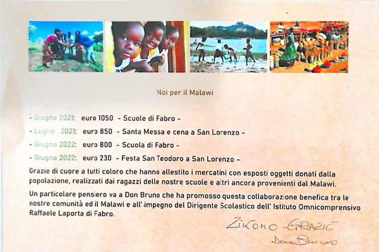 noi per il Malawi