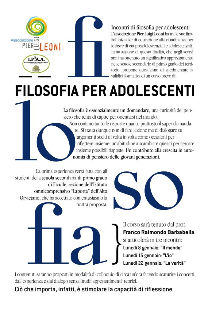 incontri filosofia
